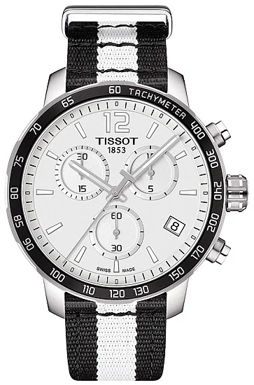 Tissot Quickster Chrono NATO NBA Brooklyn Nets Special Edition T0954171703711