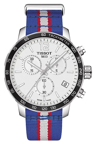 Tissot Quickster Chrono NATO NBA Detroit Pistons Special Edition T0954171703722