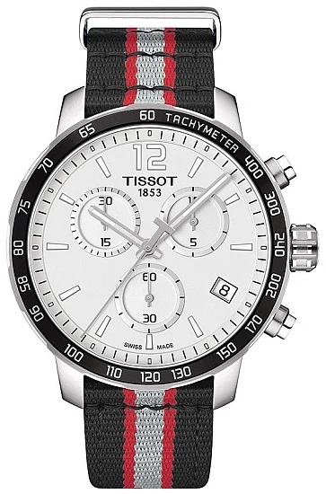 Tissot Quickster Chrono NATO NBA Toronto Raports Special Edition T0954171703716