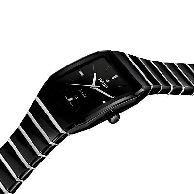 Rado Anatom Automatic Black Dial Ceramic Bracelet Diamonds 27.5mm R10260712