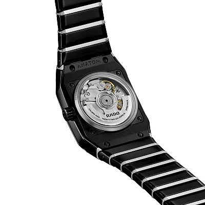 Rado Anatom Automatic Black Dial Ceramic Bracelet Diamonds R10260712
