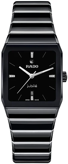 Rado Anatom M Automatic Black Dial Ceramic Bracelet Diamonds R10260712