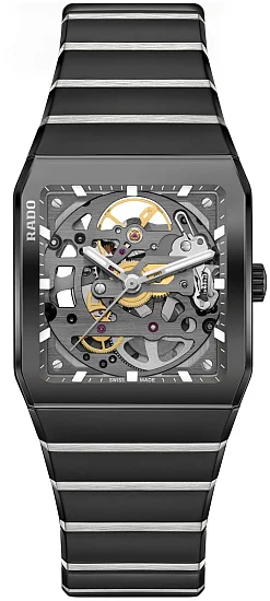 Rado Anatom L Automatic Dial Skeleton Dial Black Ceramic R10207102
