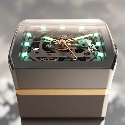 Rado Anatom Automatic Dial Skeleton Dial Plasma Ceramic R10206109