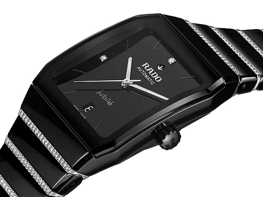 Rado Anatom Automatic Black Dial Ceramic Bracelet Diamonds R10204712