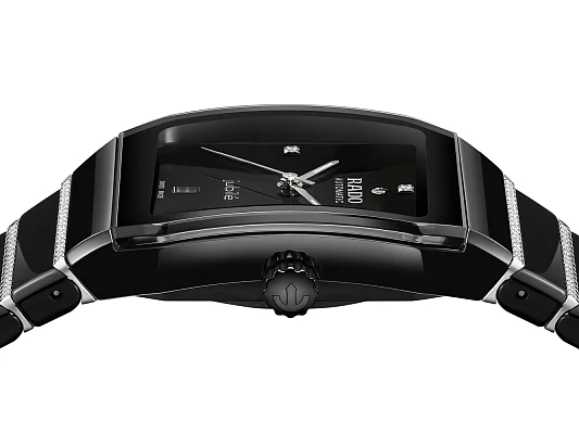 Rado Anatom Automatic Black Dial Ceramic Bracelet Diamonds R10204712