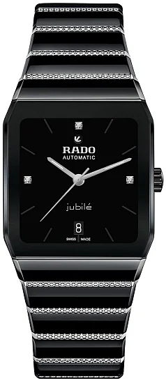 Rado Anatom Automatic Black Dial Ceramic Bracelet Diamonds R10204712