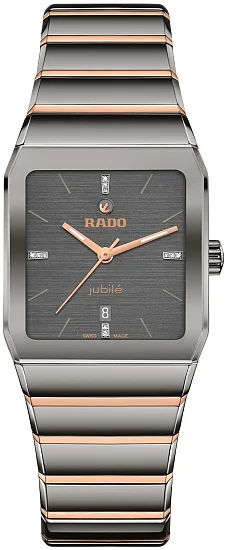 Rado Anatom M Automatic Grey Dial Ceramic Bracelet Diamonds R10261712