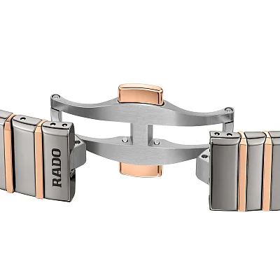 Rado Anatom Automatic Grey Dial Ceramic Bracelet Rose Gold PVD Diamonds R10264712