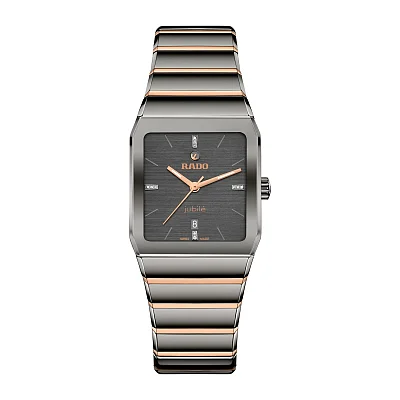 Rado Anatom Automatic Grey Dial Ceramic Bracelet Diamonds R10261712