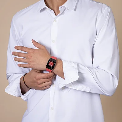 Rado Anatom Automatic Red Gradient Dial Red Strap R10201409
