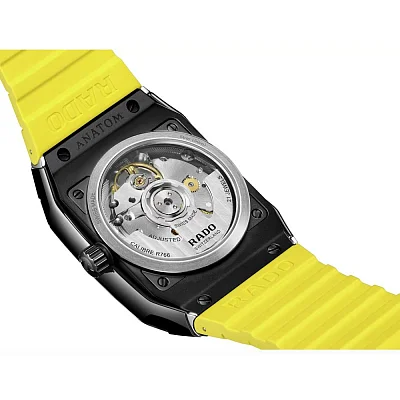 Rado Anatom L Automatic Yellow Gradient Dial Yellow Strap R10201259