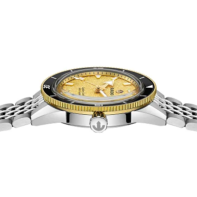 Rado Captain Cook Gent Automatic 39mm Black Ceramic Set Gold Dial R32223258