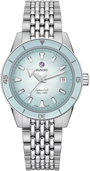 Rado Captain Cook Gent Automatic 39mm Ice Blue Gradient R32223203