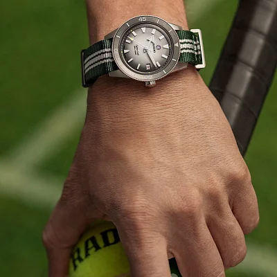 Rado Captain Cook Gent Automatic 39mm Tennis Limited Edition Set R32222108