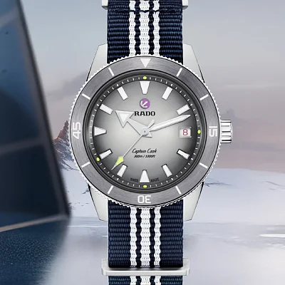 Rado Captain Cook Gent Automatic 39mm Tennis Limited Edition Set R32222108