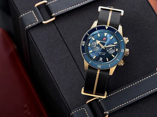 Rado Captain Cook Gent Automatic Chronograph 43mm Bronze Straps Set R32146208