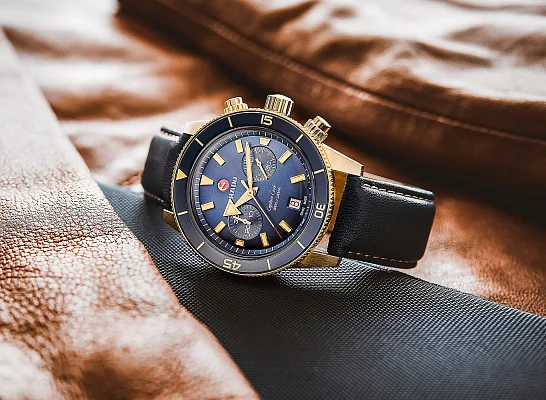 Rado Captain Cook Gent Automatic Chronograph 43mm Bronze Straps Set R32146208