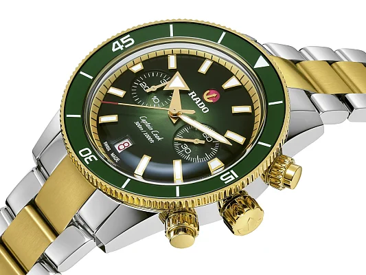 Rado Captain Cook Gent Automatic Chronograph 43mm Steel Bracelet and Straps Set R32151318