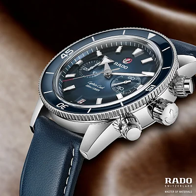 Rado Captain Cook Gent Automatic Chronograph 43mm Steel Bracelet and Straps Set R32145208