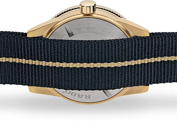 Rado Captain Cook Gent Automatic 42mm Bronze Blue Dial NATO R32504207