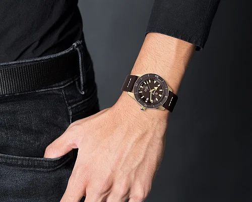 Rado Captain Cook Gent Automatic 42mm Bronze Brown Dial R32504306