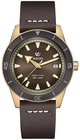 Rado Captain Cook Gent Automatic 42mm Bronze Brown Dial R32504306
