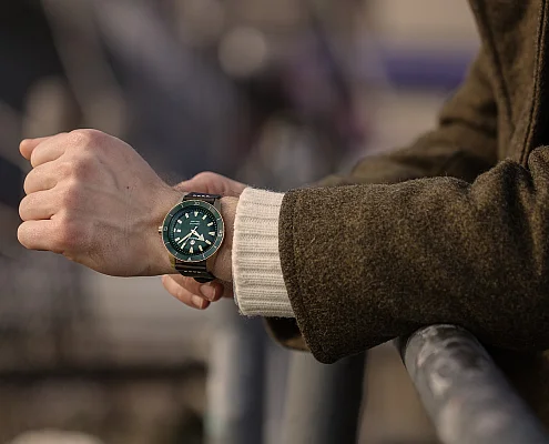 Rado Captain Cook Gent Automatic 42mm Bronze Green Dial R32504315