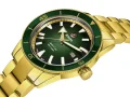  Zdjęcie 4 Rado Captain Cook Gent Automatic 42mm Green Dial & Yellow Gold R32136323