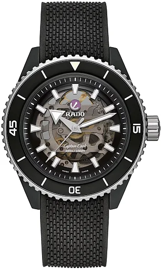 Rado Captain Cook High-Tech Ceramic Diver Gent Automatic 43mm Skeleton R32129168