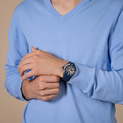 Rado Captain Cook High-Tech Ceramic Diver Gent Automatic 43mm Skeleton Blue R32153209