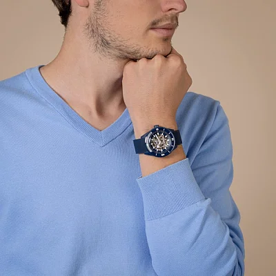 Rado Captain Cook High-Tech Ceramic Diver Gent Automatic 43mm Skeleton Blue R32153209