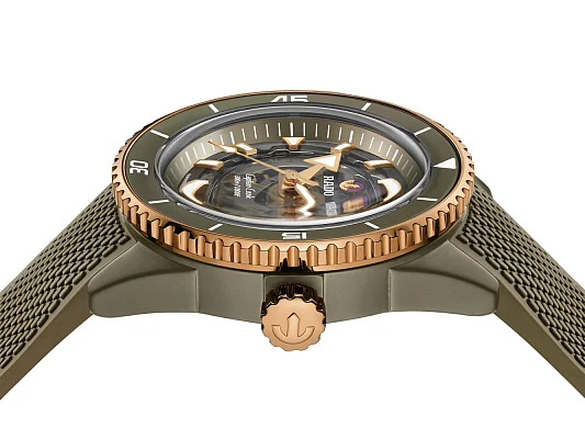 Rado Captain Cook High-Tech Ceramic Diver Gent Automatic 43mm Skeleton Olive Green R32150168