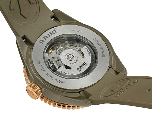 Rado Captain Cook High-Tech Ceramic Diver Gent Automatic 43mm Skeleton Olive Green R32150168