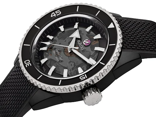 Rado Captain Cook High-Tech Ceramic Diver Gent Automatic 43mm Skeleton Black R32127156