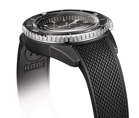 Rado Captain Cook High-Tech Ceramic Diver Gent Automatic 43mm Skeleton Black R32127156