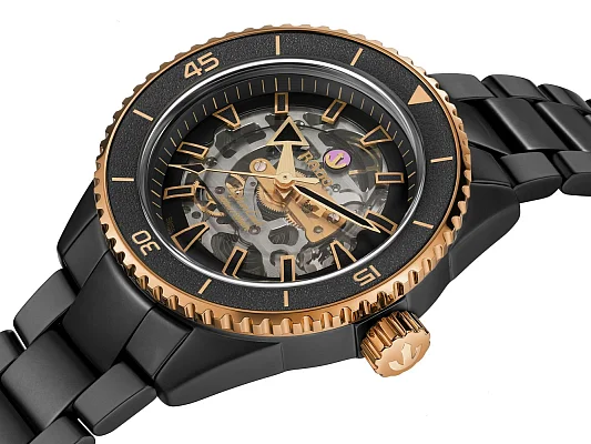 Rado Captain Cook High-Tech Ceramic Diver Gent Automatic 43mm Skeleton Black R32192152