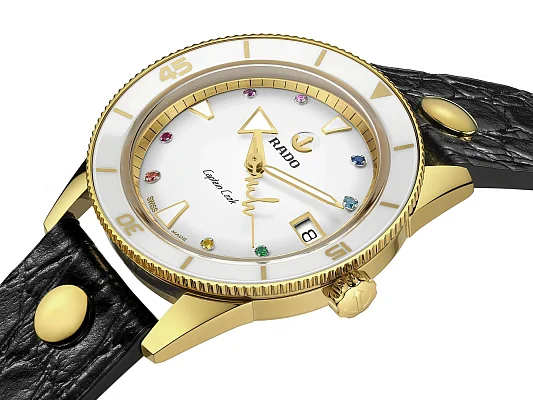 Rado Captain Cook Lady Automatic 37mm Diamonds x Marina Hoermanseder Heartbeat Edition Set R32117708