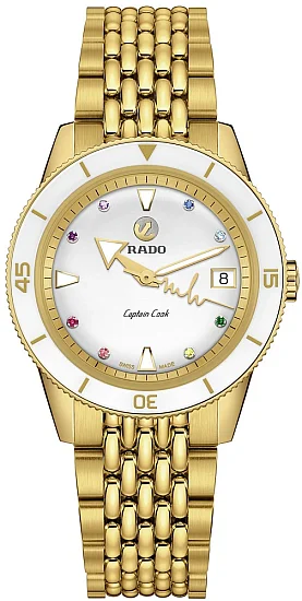 Rado Captain Cook Lady Automatic 37mm Diamonds x Marina Hoermanseder Heartbeat Edition Set R32117708