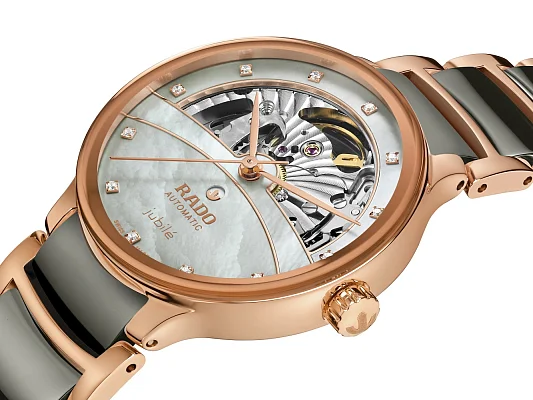Rado Centrix Diamonds Lady Automatic Skeleton M PVD Plasma R30029912
