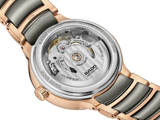 Rado Centrix Diamonds Lady Automatic Skeleton M PVD Plasma R30029912