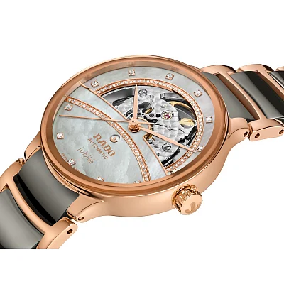 Rado Centrix Diamonds Lady Automatic Skeleton M Diamonds Plasma Ceramic R30029952