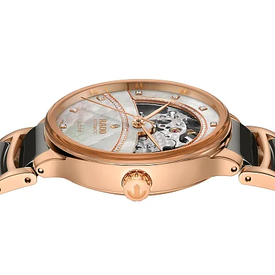 Rado Centrix Diamonds Lady Automatic Skeleton M Diamonds Plasma Ceramic R30029952