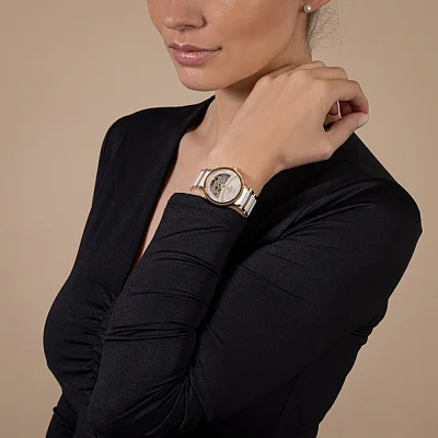 Rado Centrix Diamonds Lady Automatic Skeleton M PVD White R30029932