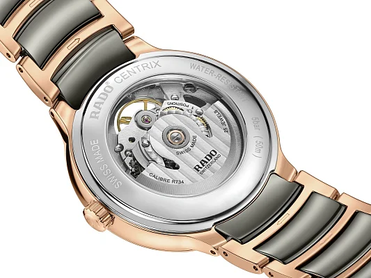 Rado Centrix Diamonds Lady Automatic Skeleton XL PVD Plasma R30028912