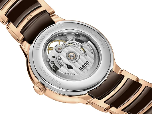 Rado Centrix Diamonds Lady Automatic Skeleton XL PVD Brown R30028902