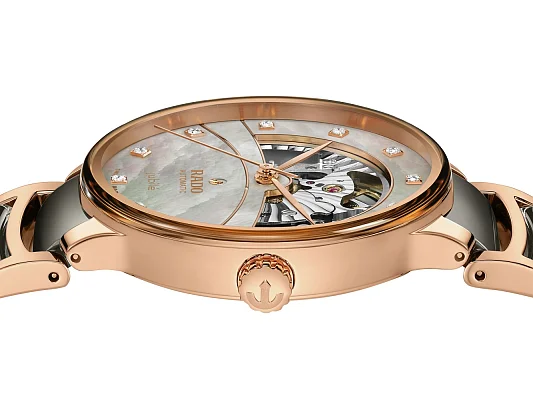 Rado Centrix Diamonds Lady Automatic Skeleton XL PVD Plasma R30028912