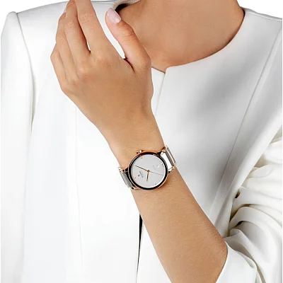 Rado Centrix Gent Automatic L Diamonds Plasma Ceramic & Rose Gold PVD R30017722