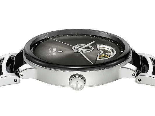Rado Centrix Gent Automatic Open-Heart L Black Ceramic R30012152