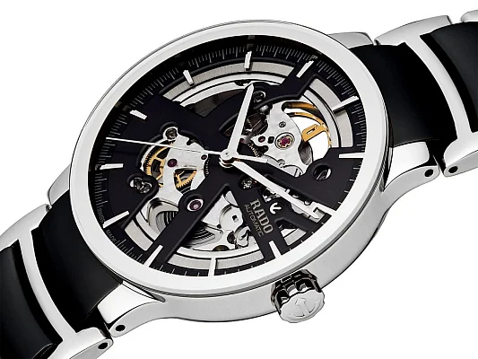 Rado Centrix Gent Automatic Skeleton L Black Ceramic R30178152